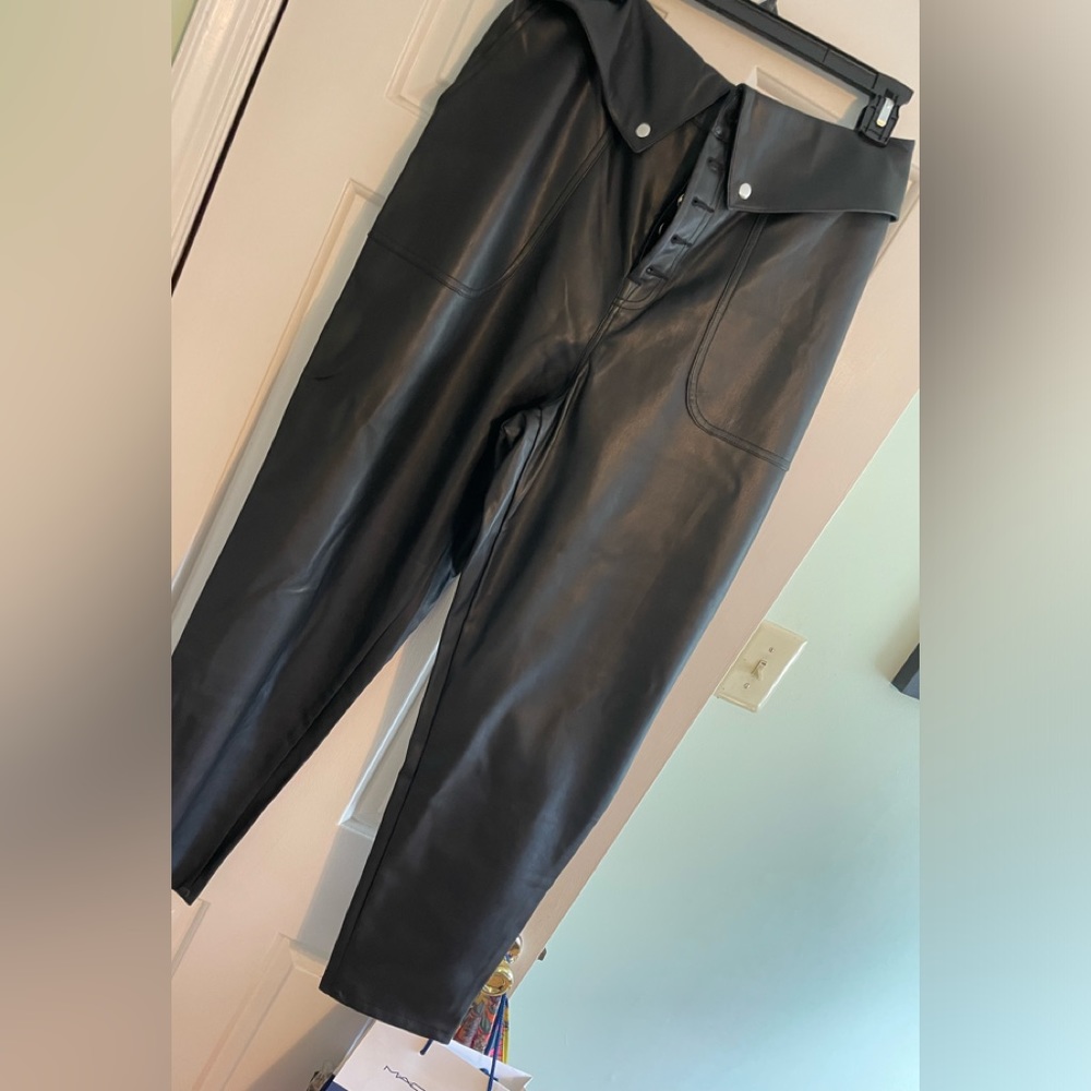 Bar lll XL faux leather pants